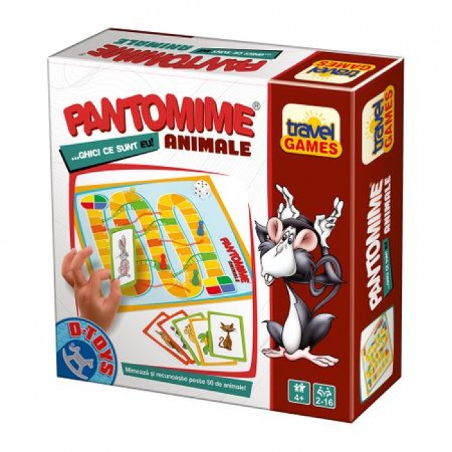 Joc de Societate Travel D-Toys Pantomime Animale